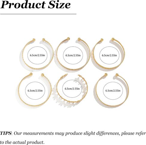 Gold and Silver Chunky Bangles for Women Non Tarnish Stackable Jewelry Gift fall fashion jewelry womens fashion in Saudi Arabia