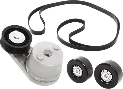90K-38172 Serpentine Belt Drive Component Kit Compatible with Silverado 3500 6.6L 02-06 K061195HD in Saudi Arabia