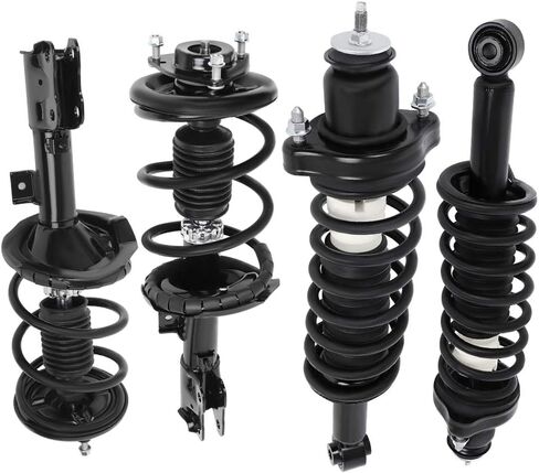 ECCPP Complete Struts Front and Rear Pair Strut Spring Assembly Shock Absorber for 2008-2010 for Mitsubishi Lancer Set of 4 in Saudi Arabia