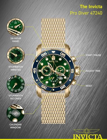 Invicta Pro Diver Men 48mm Stainless Steel Steel Blue dial VD53 Quartz in Saudi Arabia