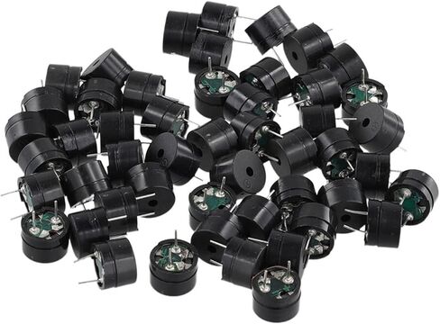 50PCS Universal Passive Buzzer Electromagnetic Impedance 16 Ohms Electromagnetic Buzzer AC/2KHz 3V 5V 9V 12V in Saudi Arabia