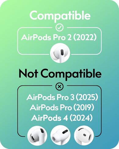 3 Pairs for AirPods Pro 2 Ear Hooks Covers [Added Storage Pouch] Anti-Slip Accessories Compatible with Apple AirPods Pro 2nd Generation (White) in Kuwait