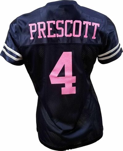 Custom Glitterflake Prescott Womens Navy Jersey Size Medium, Dak in Saudi Arabia