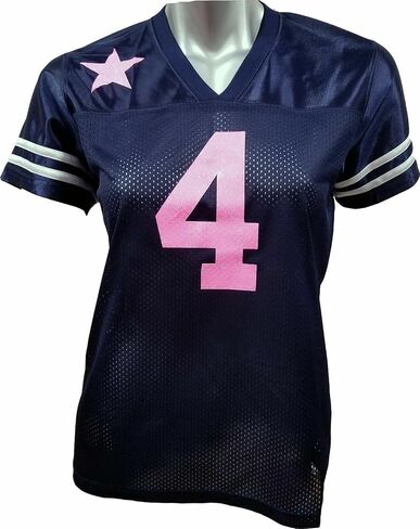 Custom Glitterflake Prescott Womens Navy Jersey Size Medium, Dak in Saudi Arabia