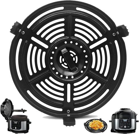 Air Fryer Replacement Parts for Ninja AF101 AF161 AF150 Air Fryer, 8.2'' Round Food Grade Air Fryer Grill Pan Grill Plate Crisper Plate Accessories Tray Rack Compatible Ninja Foodie Pressure Cooker in Saudi Arabia