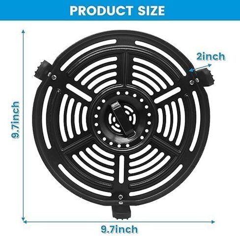 Air Fryer Replacement Parts for Ninja AF101 AF161 AF150 Air Fryer, 8.2'' Round Food Grade Air Fryer Grill Pan Grill Plate Crisper Plate Accessories Tray Rack Compatible Ninja Foodie Pressure Cooker in Saudi Arabia