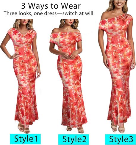 VFSHOW إمرأة 2025 كتف واحد زفاف ضيف Bodycon فستان ماكسي مثير قبالة الكتف جاهزة فساتين كوكتيل طويلة رسمية in Kuwait