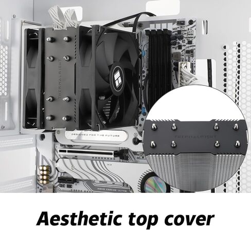 AssassinX120 SE White ARGB CPU Air Cooler, 4 Heat Pipes, TL-C12CW-S PWM Silent Fan CPU Cooler with S-FDB Bearing, for AMD AM4 AM5/Intel 1700/1150/1151/1200, PC Cooler in Saudi Arabia