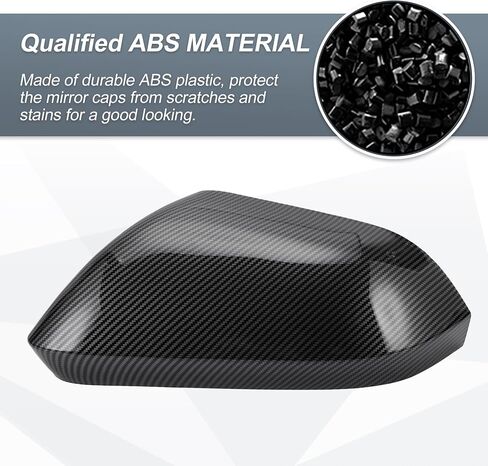 X AUTOHAUX 1 مجموعة سيارة الرؤية الخلفية سائق الركاب الجانب مرآة غطاء غطاء استبدال ألياف الكربون الأسود لينكولن MKZ 2013-2017 مرآة الحرس يغطي الديكور الخارجي الزخارف in Saudi Arabia