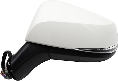 Left Side Door Mirror Fit for 2019-2023 Toyota Rav4, Power Glass Door View Mirror with Heating Function,with Blind Spot Detection,Turn Signal （White,8Pins） (Right/Passenger Side) in Kuwait