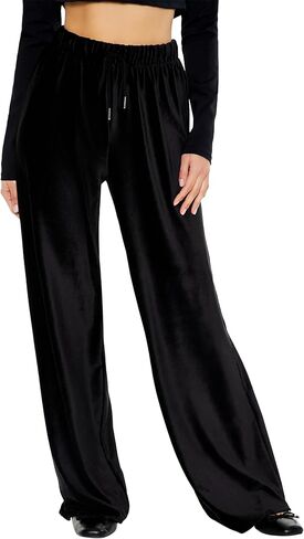 Forever 21 Women's Corduroy High-Rise Wide-Leg Pants in Saudi Arabia