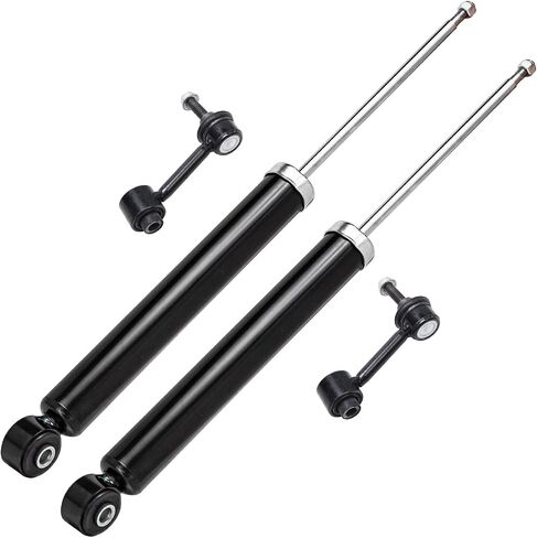 Detroit Axle - Rear Shock Absorbers + Sway Bar End Links Replacement for 2012-2018 Volkswagen Jetta - 4pc Set in Saudi Arabia