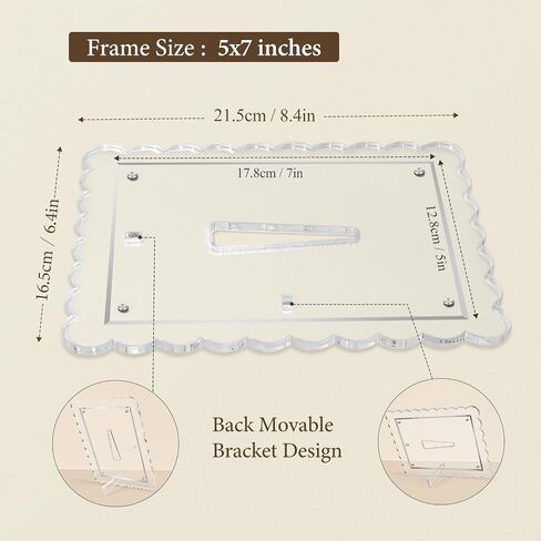 A4 Acrylic Picture Frame 13.4 x9.4 Inch Tabletop Display for Certificates Photos Awards Horizontal Vertical Mount Includes Wall Hanging Kit for Home Office Wall Decor(2 PCS) in Kuwait