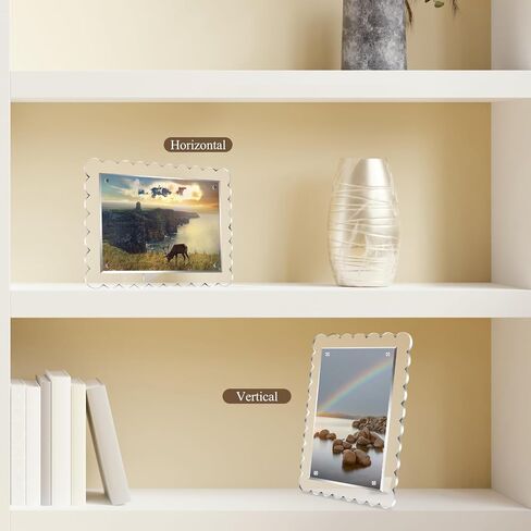 A4 Acrylic Picture Frame 13.4 x9.4 Inch Tabletop Display for Certificates Photos Awards Horizontal Vertical Mount Includes Wall Hanging Kit for Home Office Wall Decor(2 PCS) in Kuwait