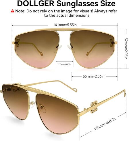 Oversized Aviator Sunglasses for Women Men Trendy Fashion Big Shades Tinted Lens Gold Metal Sun Glasses UV400 in Saudi Arabia