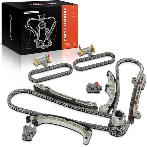 مجموعة سلسلة توقيت المحرك 14 قطعة A-Premium مع ضرس وشداد ودليل متوافق مع Toyota Sequoia 2010-2012، Tundra 2010-2019 وLexus GX460، GS460، LS460، LS600h، IS F - V8 4.6L 5.0L 5.7L in Saudi Arabia