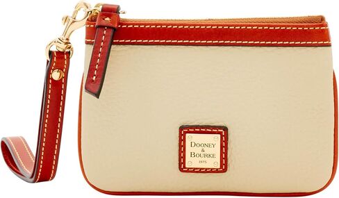 Dooney & Bourke Women's Wallets, Medium Pebble Grain Leather Wristlet Wallet for Women in Kuwait
