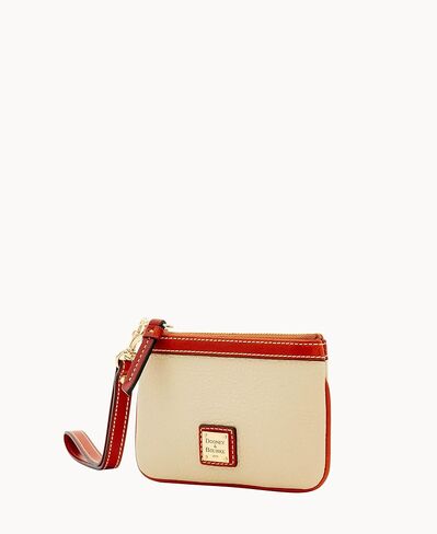 Dooney & Bourke Women's Wallets, Medium Pebble Grain Leather Wristlet Wallet for Women in Kuwait