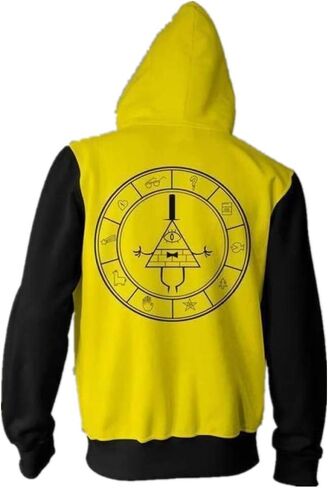 Bill Cipher Hoodie Cosplay Costume 3D Jacket Fashion Sweatshirt Coat Unsiex Adults in Saudi Arabia