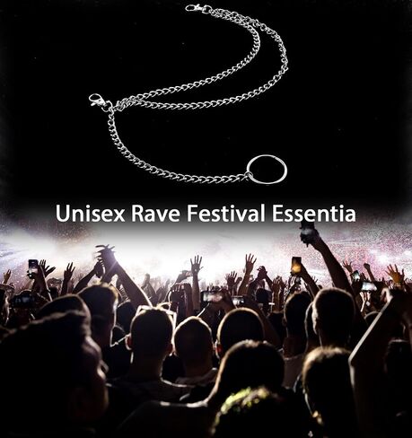 Pants Chain for Men, Silver Punk Hip Hop Adjustable Belt Wallet Key Chain, Stainless Steel Goth Accessories for Men Women Rave Festival in Saudi Arabia