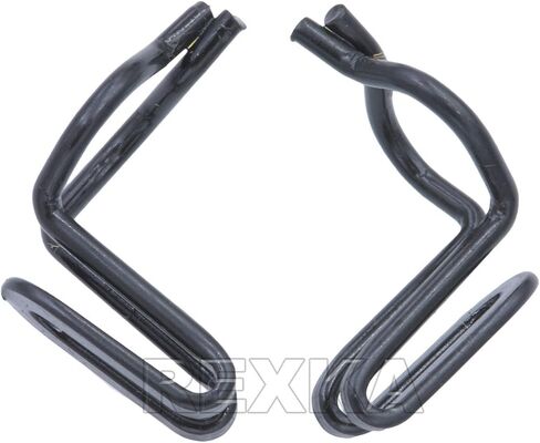 Rexka 15pcs Door Trim Panel Retainer Clip 1-1/8" for Ford Mustang Lincoln Dodge Mercury Chrysler Metal Black 383033-S101 in Saudi Arabia