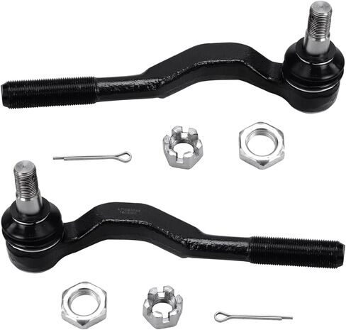 Detroit Axle - 8pc Front Ball Joints Tie Rods for Toyota Tacoma 1995-2000, 2 Lower Ball Joints 4 Inner & Outer Tie Rod End Links 2 Sway Bar Links 1996 1997 1998 1999 2000 Replacement in Saudi Arabia