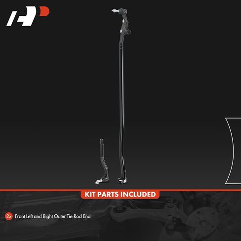 A-Premium 2 x Front Outer Tie Rod End, Compatible with Jeep JL Series Wrangler 2018-2024, JT Series Gladiator 2020-2023 in Saudi Arabia