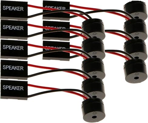 10PCS Mini Speaker for Interanal Computer Motherboard Mini Onboard Case Buzzer Board Beep Alarm in Saudi Arabia
