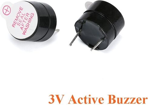 100pcs 3V Active Buzzer Alarm Sounder Speaker Electromagnetic in Saudi Arabia