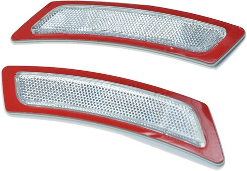 Replacement For 2012-Present BMW F06 F12 F13 6-Series BASE Models | Factory Style Front Bumper Fender Reflector Side Marker Lights Turn Signal Lamps (Crystal Clear) in Saudi Arabia