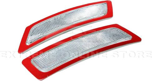 Replacement For 2012-Present BMW F06 F12 F13 6-Series BASE Models | Factory Style Front Bumper Fender Reflector Side Marker Lights Turn Signal Lamps (Crystal Clear) in Saudi Arabia