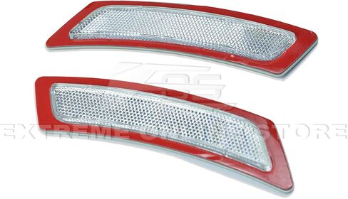 Replacement For 2012-Present BMW F06 F12 F13 6-Series BASE Models | Factory Style Front Bumper Fender Reflector Side Marker Lights Turn Signal Lamps (Crystal Clear) in Saudi Arabia
