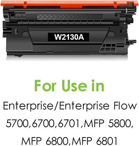 استبدال خرطوشة الحبر 213A المعاد تصنيعها لطابعة 213X 213Y W2130A W2131A W2132A W2133A لطابعة HP 5700 6700 6701 MFP 5800 MFP 6800 MFP 6801 (4 عبوات) in Kuwait