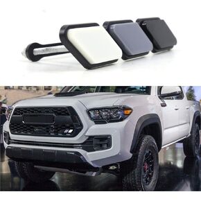 Tri-Color Grille Badge Emblem Decoration Accessories Car Truck Label Compatible with Tacoma 4Runner Tundra Sequoia Rav4 Highlander (Gradient Gold) in Saudi Arabia