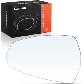A-Premium Left Driver Side Heated Mirror Glass with Backing Plate - Compatible with Audi A3 2015-2020 - Exterior Side View Flat Mirror in Saudi Arabia