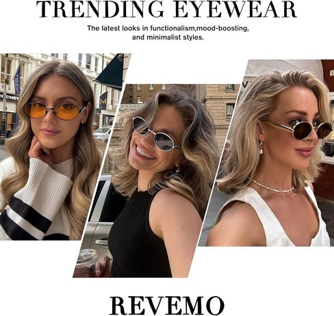 نظارات شمسية بيضاوية كلاسيكية للنساء، نظارات شمسية عصرية من التسعينيات بإطار ذهبي مكتنز in Kuwait