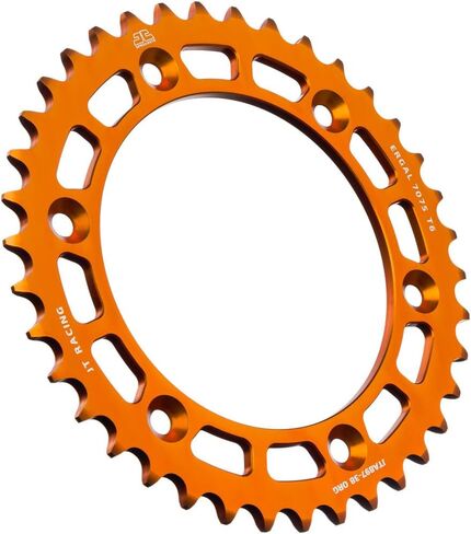 ضرس خلفي JT Sprockets JTA897.52BLK من الألومنيوم المؤكسد باللون الأسود 7075 T6، فردي in Kuwait