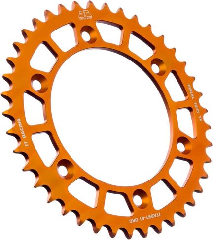 ضرس خلفي JT Sprockets JTA897.52BLK من الألومنيوم المؤكسد باللون الأسود 7075 T6، فردي in Kuwait