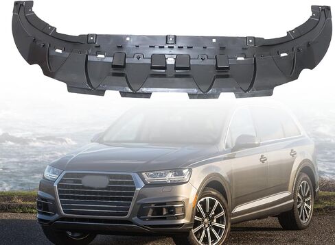 SecosAutoparts Lower Splash Shield Guard Valance Panel Front Bumper Cover Compatible with Audi Q7 2016-2019 Replace# 4M0807611D 4M0807611 in Saudi Arabia