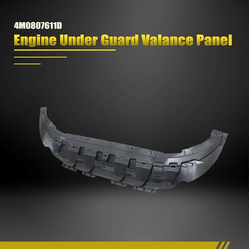 SecosAutoparts Lower Splash Shield Guard Valance Panel Front Bumper Cover Compatible with Audi Q7 2016-2019 Replace# 4M0807611D 4M0807611 in Saudi Arabia