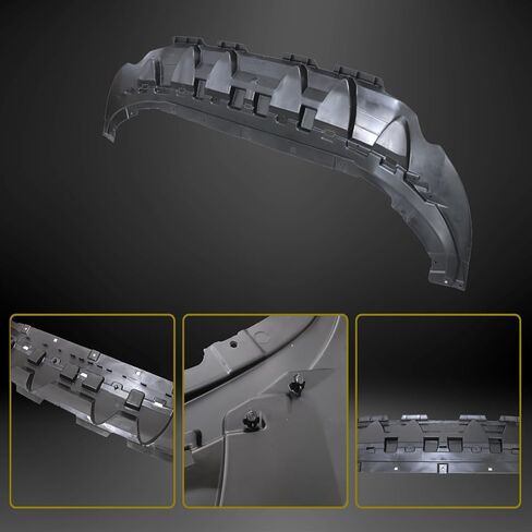 SecosAutoparts Lower Splash Shield Guard Valance Panel Front Bumper Cover Compatible with Audi Q7 2016-2019 Replace# 4M0807611D 4M0807611 in Saudi Arabia