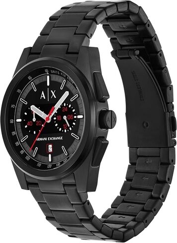 Armani Exchange A|X Chronograph Watch for Men with Leather, Stainless Steel or Silicone Band in Saudi Arabia