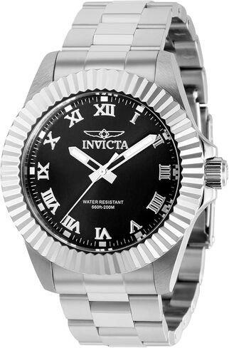 Invicta Men's 37404 Pro Diver Stainless Steel Black Dial 44MM Case 200M WR Watch in Saudi Arabia