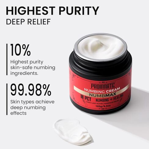 كريم التخدير NumbMax، أقصى قدر من القوة مع المنثول، خالي من الرائحة، غير دهني، حجم قيمة 120 جم in Kuwait