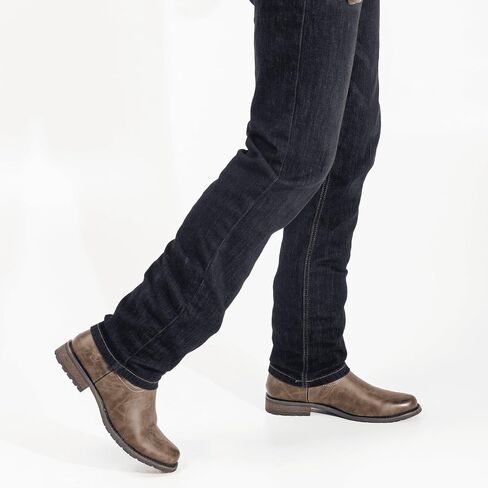 J's.o.l.e Cowboy Boots for Men Round Toe Casual Western Boots Pull on Dress Men's Silp Resistant Work Boots in Saudi Arabia
