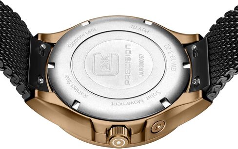 ساعة جلوك للرجال كوارتز قابلة لإعادة الشحن بالطاقة الشمسية | علبة 42 ملم | ساعة يد بعلبة فولاذية وعرض للتاريخ | ساعة رجالية بمؤشرات ومؤشرات سوبرلومينوفا سويسرية | GW-19 (ذئب البراري) in Kuwait