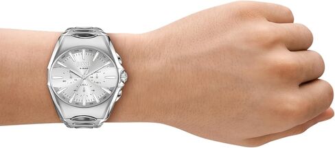 Diesel Men's D-Curve Chronograph Stainless Steel Watch (Model: DZ4694) in Saudi Arabia