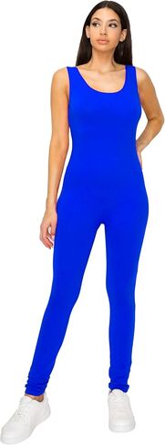 Women's Cotton Stretch One Piece Bodysuit Catsuit in Saudi Arabia
