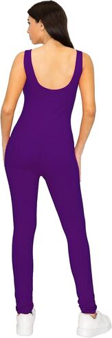 Women's Cotton Stretch One Piece Bodysuit Catsuit in Saudi Arabia