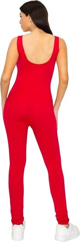 Women's Cotton Stretch One Piece Bodysuit Catsuit in Saudi Arabia